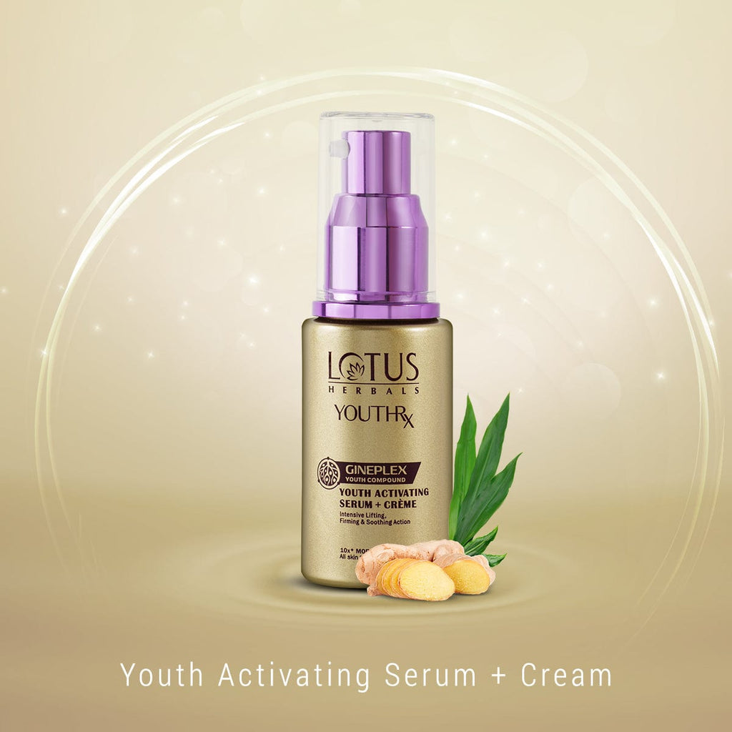 Lotus YouthRx Youth Activating Serum + Cream