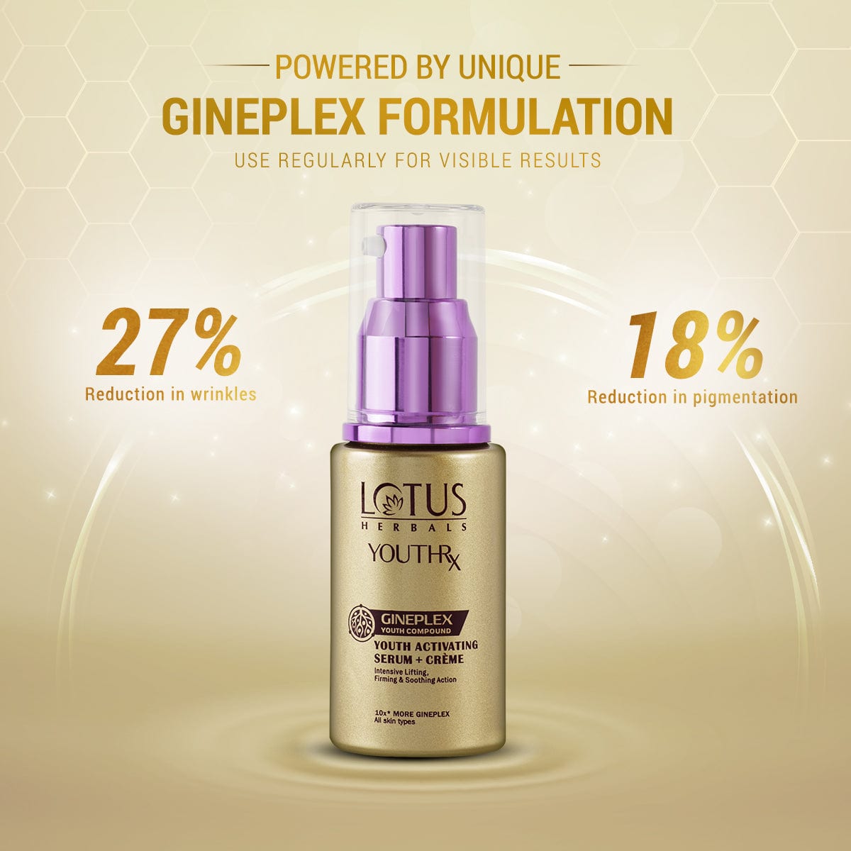 Lotus YouthRx Youth Activating Serum + Cream