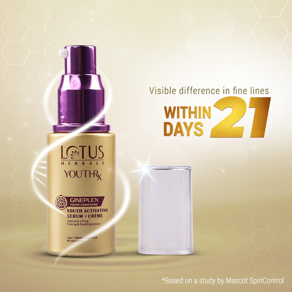 Lotus YouthRx Youth Activating Serum + Cream