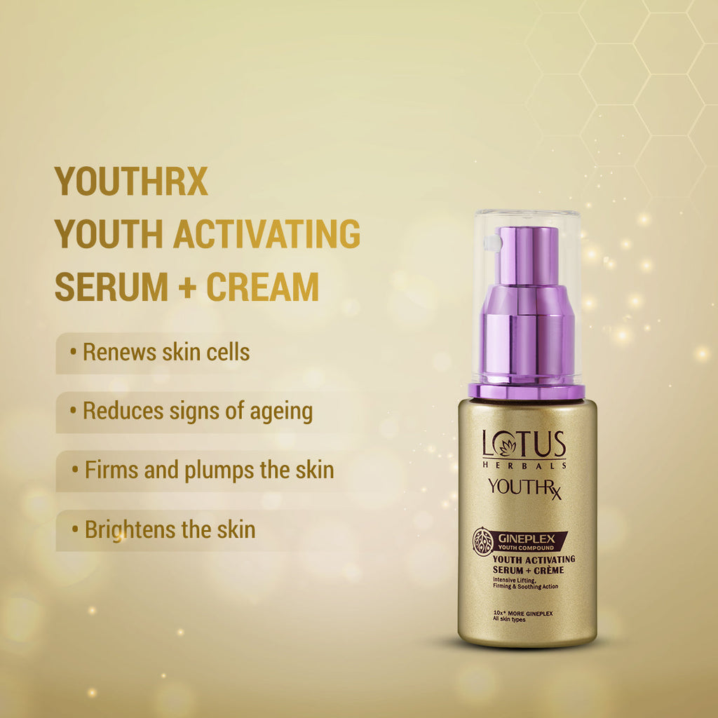 Lotus YouthRx Youth Activating Serum + Cream
