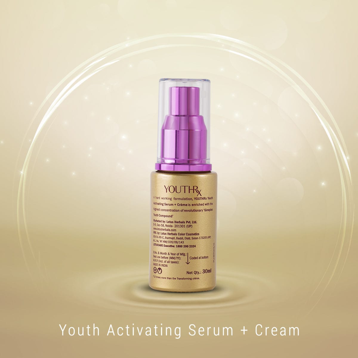 Lotus YouthRx Youth Activating Serum + Cream