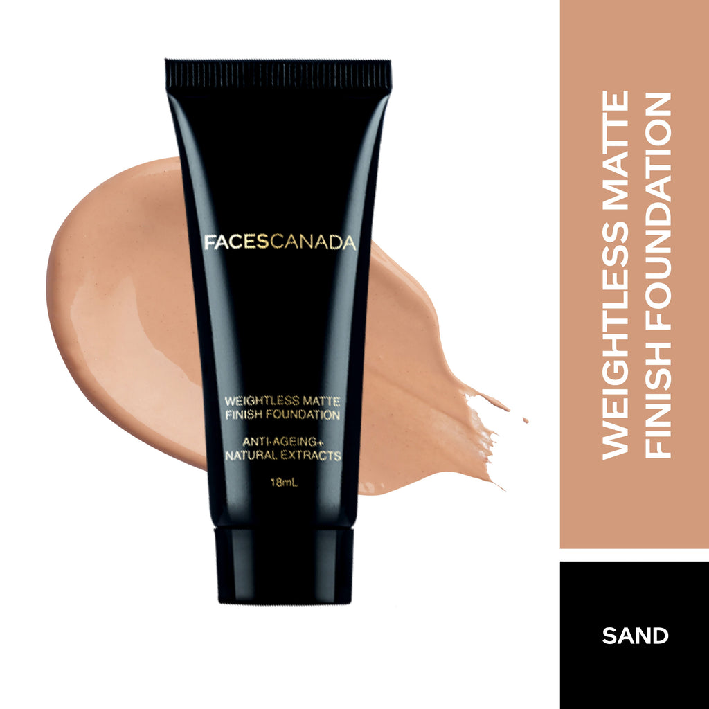 Faces Canada Weightless Matte Finish Foundation Sand 04 18ml