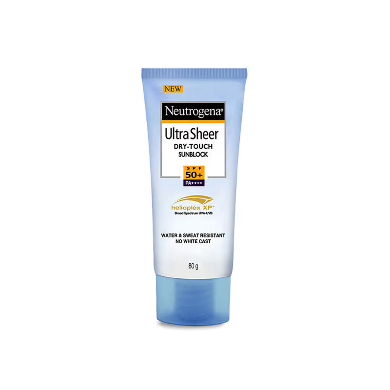 Neutrogena Ultrasheer SPF50+ PA++++ Ultra Light Moisturizing Face Sunscreen Oily & Sensitive Skin (80g)