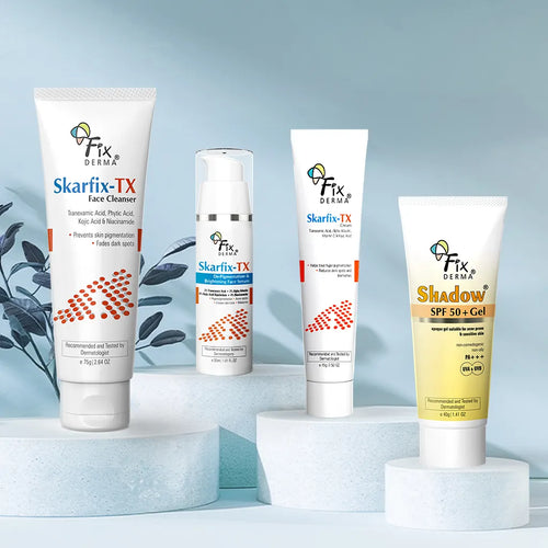 Fixderma Anti Pigmentation & Brightening Skarfix-TX CSMS Combo