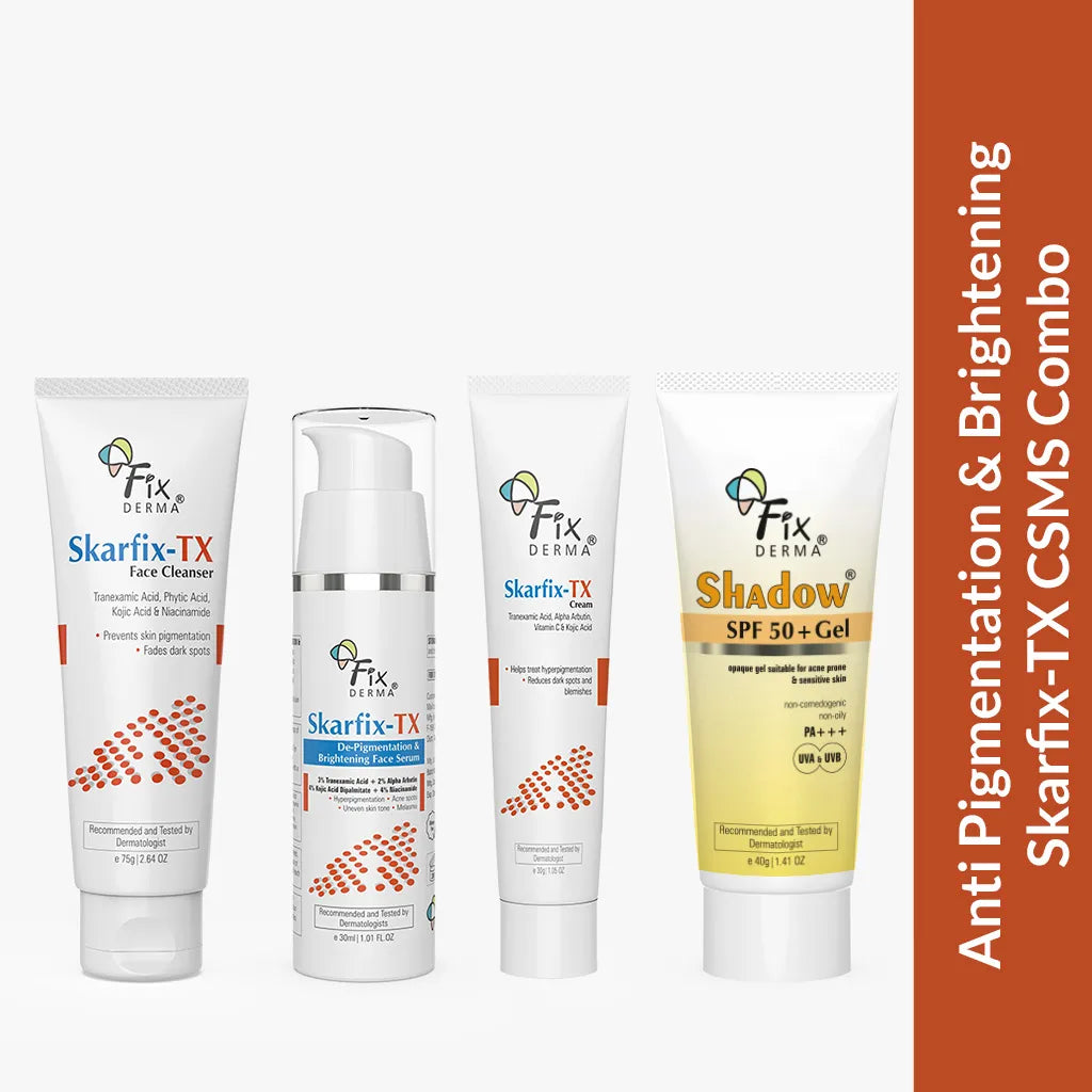 Fixderma Anti Pigmentation & Brightening Skarfix-TX CSMS Combo