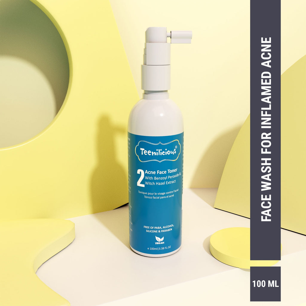 Fixderma Teenilicious Acne Face Toner With Benzoyl Peroxide 100ml - For Inflamed Acne Prone Skin