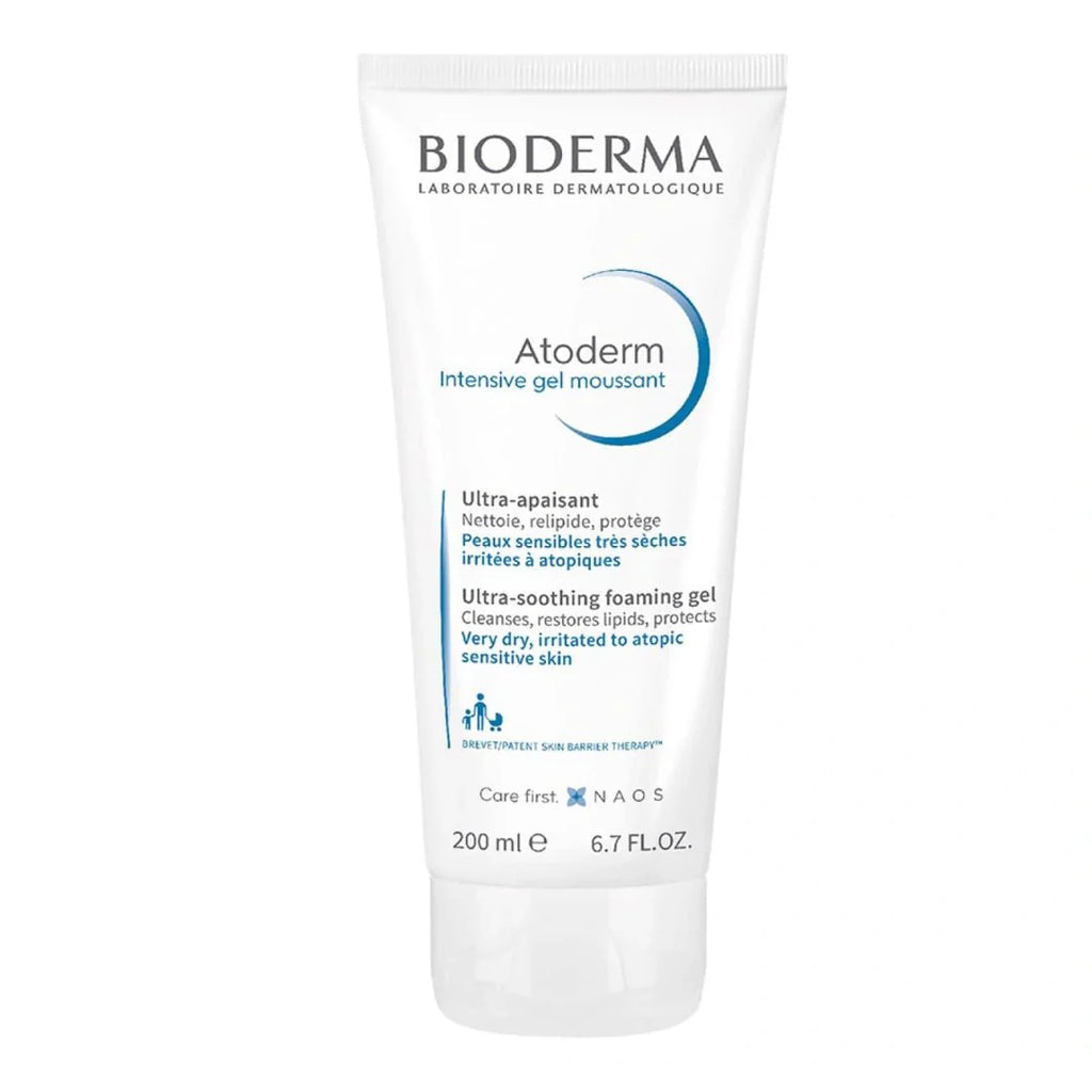 Bioderma Atoderm Intensive Face And Body Gel Wash For Infants, Babies,Teens And Adults, 200ml