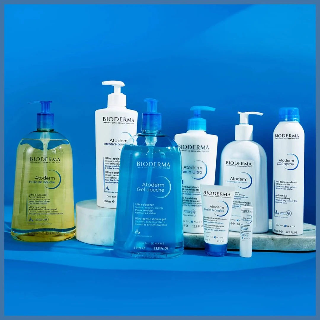 Bioderma Atoderm Intensive Face And Body Gel Wash For Infants, Babies,Teens And Adults, 200ml