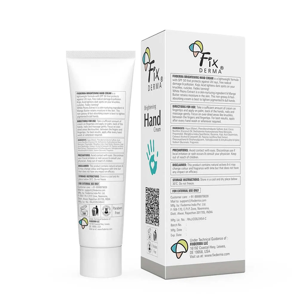 Fixderma Brightening Hand Cream