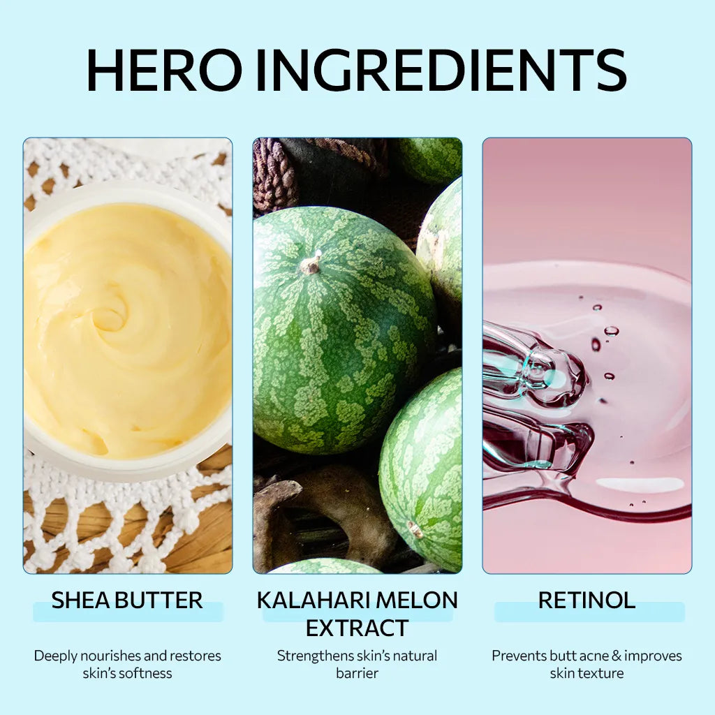 Fixderma Teenilicious Bum Body Cream with Retistar & Shea Butter for Butt Acne