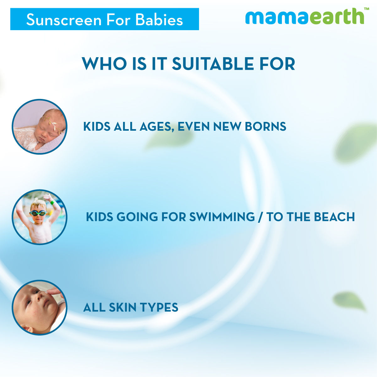 Mamaearth Mineral Based Sunscreen For Babies SPF20+
