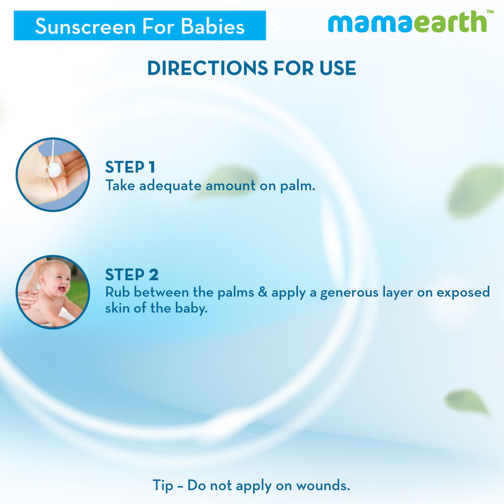 Mamaearth Mineral Based Sunscreen For Babies SPF20+