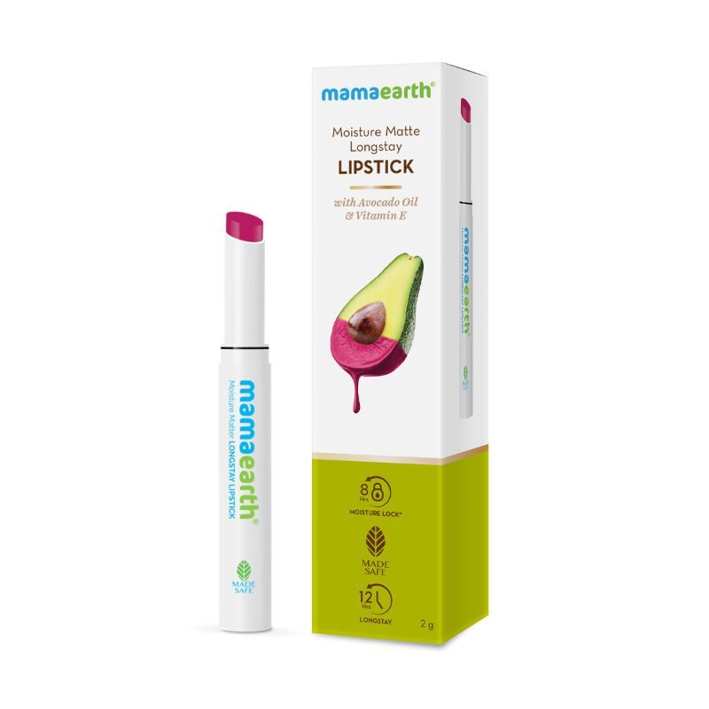 Mamaearth Moisture Matte Longstay Lipstick With Avocado Oil & Vitamin E