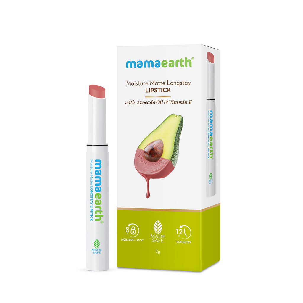 Mamaearth Moisture Matte Longstay Lipstick With Avocado Oil & Vitamin E