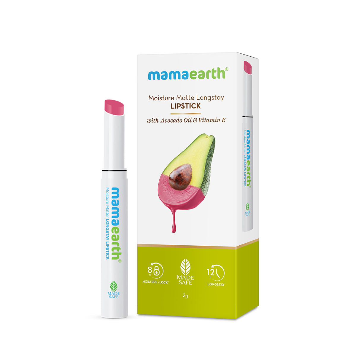 Mamaearth Moisture Matte Longstay Lipstick With Avocado Oil & Vitamin E