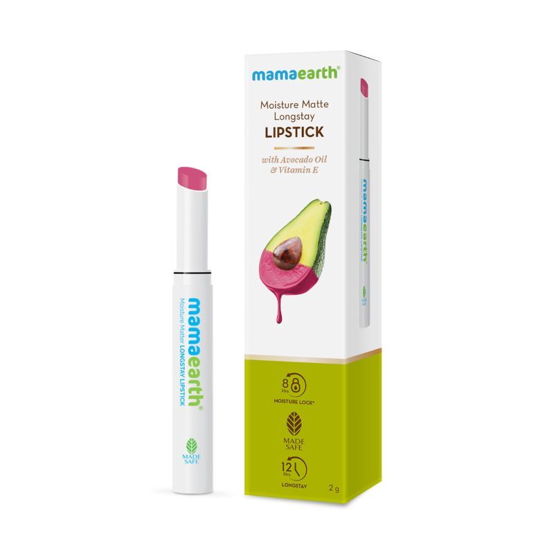 Mamaearth Moisture Matte Longstay Lipstick With Avocado Oil & Vitamin E