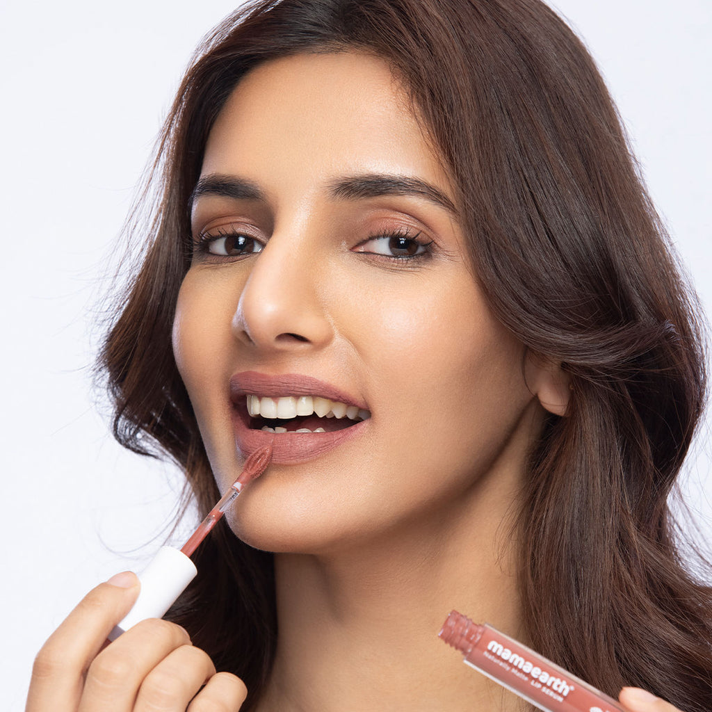 Mamaearth Naturally Matte Lip Serum - Matte Liquid Lipstick With Vitamin C & E