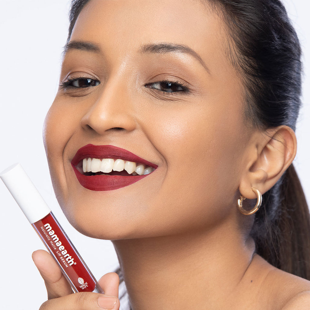 Mamaearth Naturally Matte Lip Serum - Matte Liquid Lipstick With Vitamin C & E