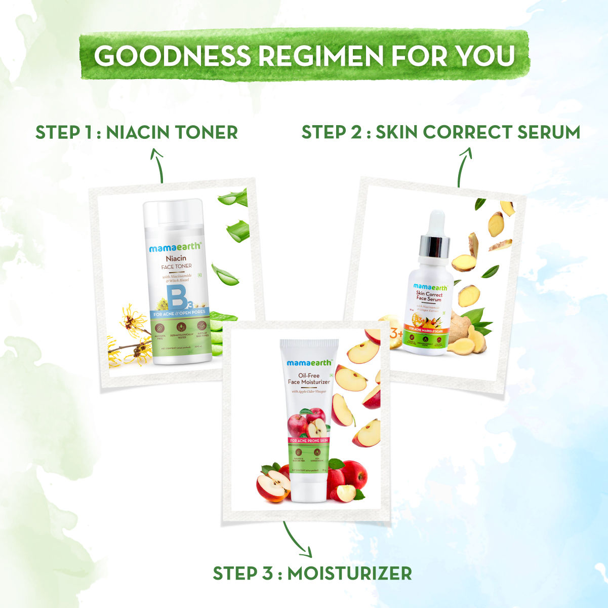 Mamaearth Niacin Toner For Face, With Niacinamide & Witch Hazel For Acne And Open Pores