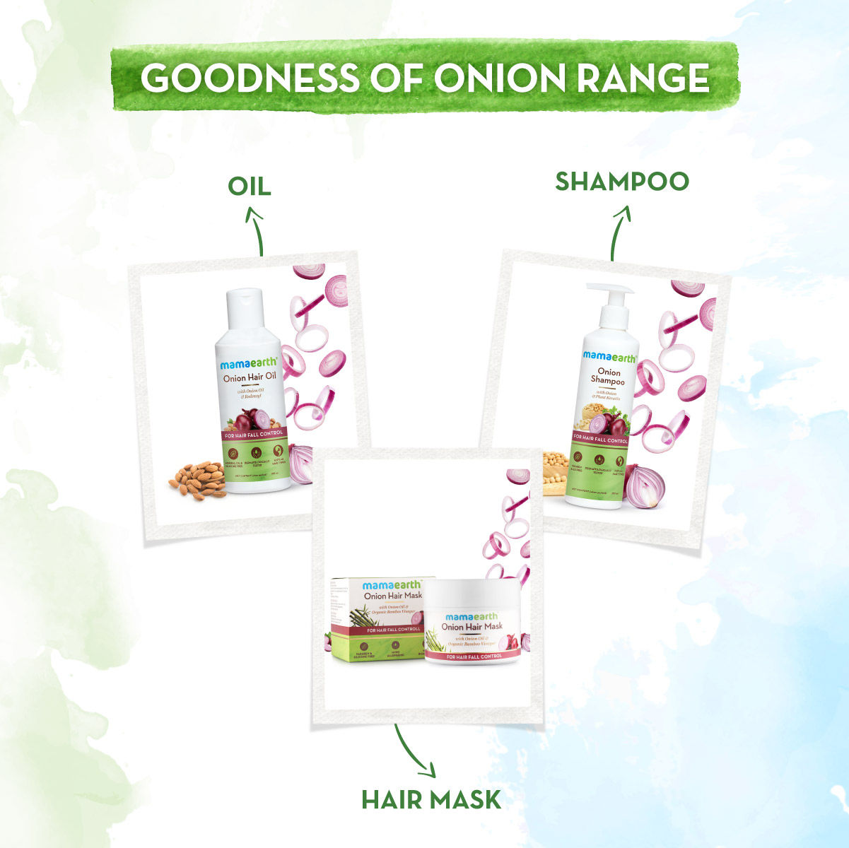 Mamaearth Onion Conditioner With Onion & Coconut For Hair Fall Control