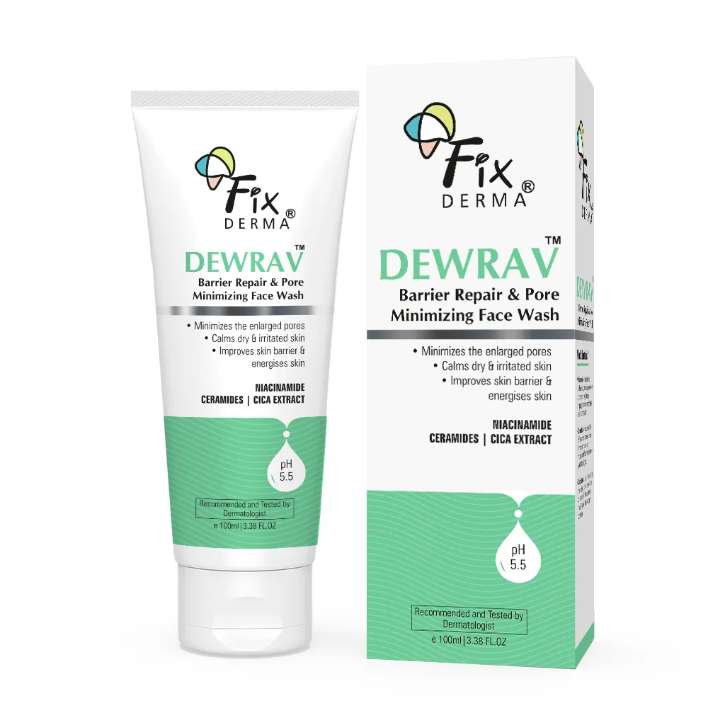 Fixderma Dewrav Barrier Repair & Pore Minimizing Face Wash
