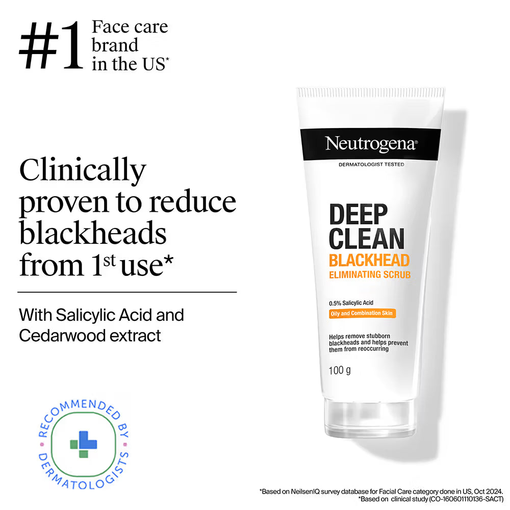 Neutrogena DeepClean Blackhead Eliminating Scrub 100g
