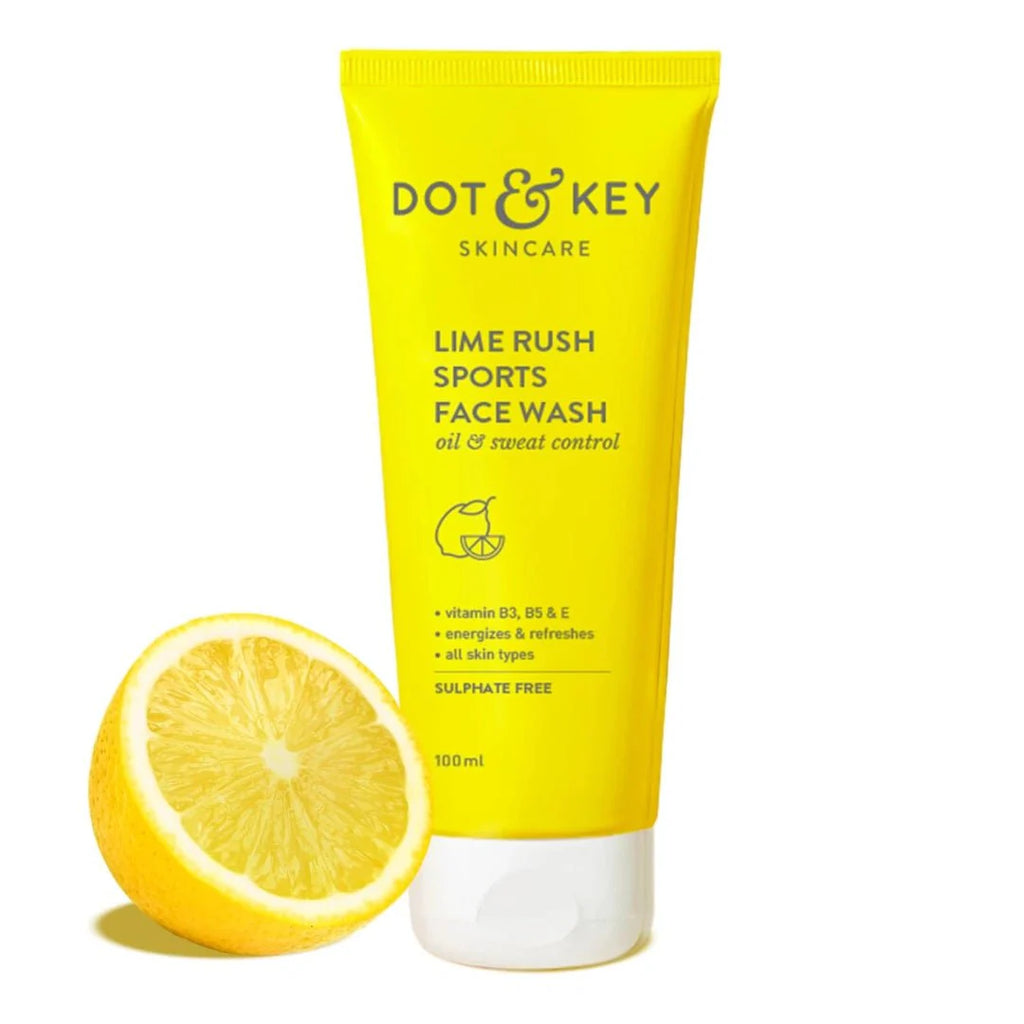 DOT & KEY Lime Rush Sports Face Wash (100ml)