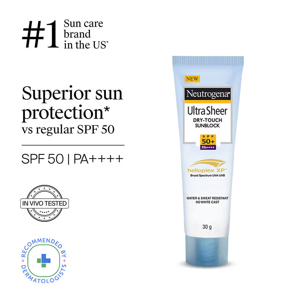 Neutrogena Ultra Sheer Dry Touch Sunblock SPF 50-30ML