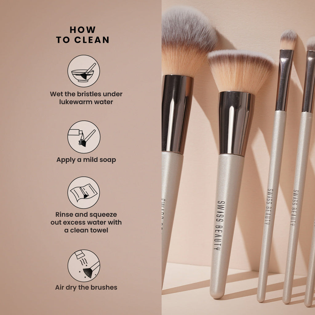 Swiss Beauty Professional Face & Eye Brush Set