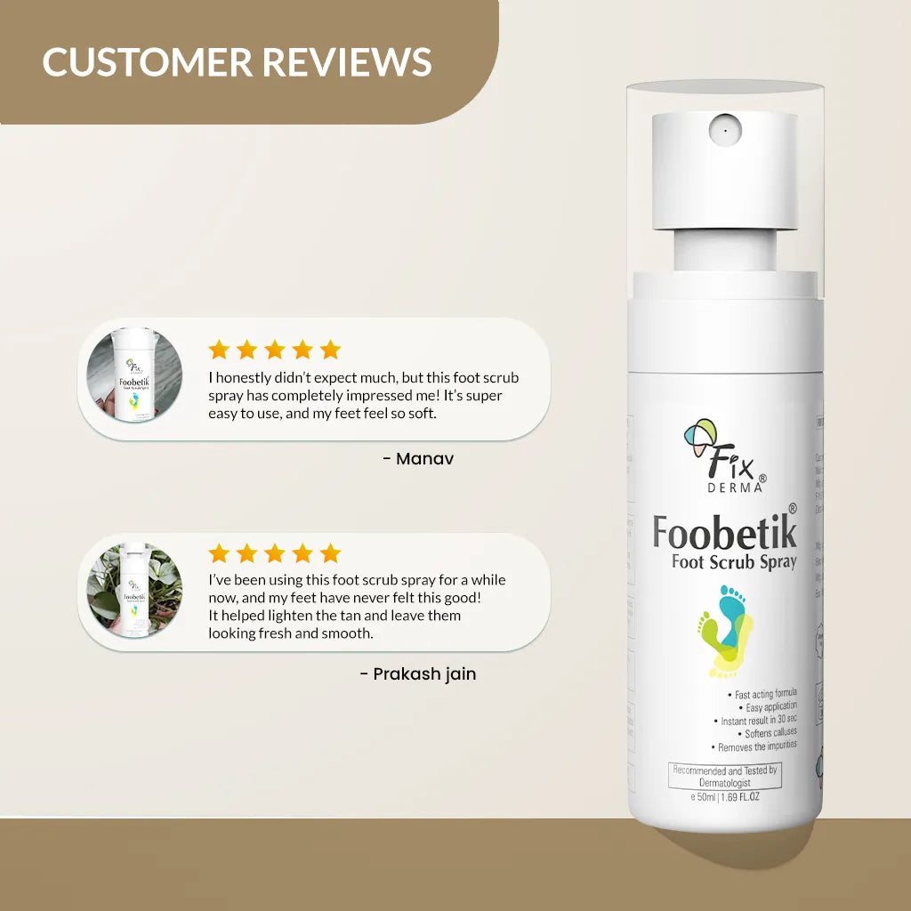 Fixderma Foobetik Foot Scrub Spray
