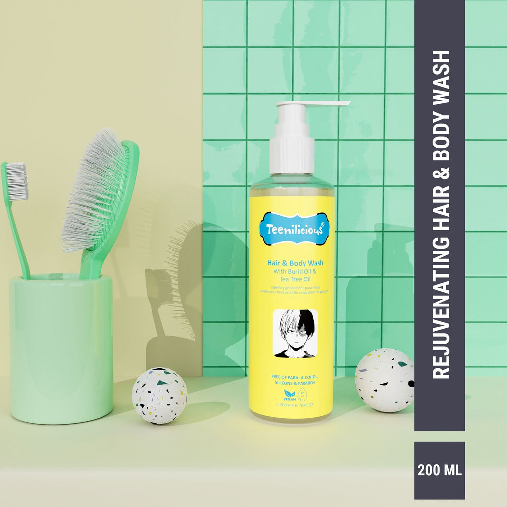 Fixderma Teenilicious Hair & Body Wash For Men & Women With Buriti Oil & Tea Tree Oil