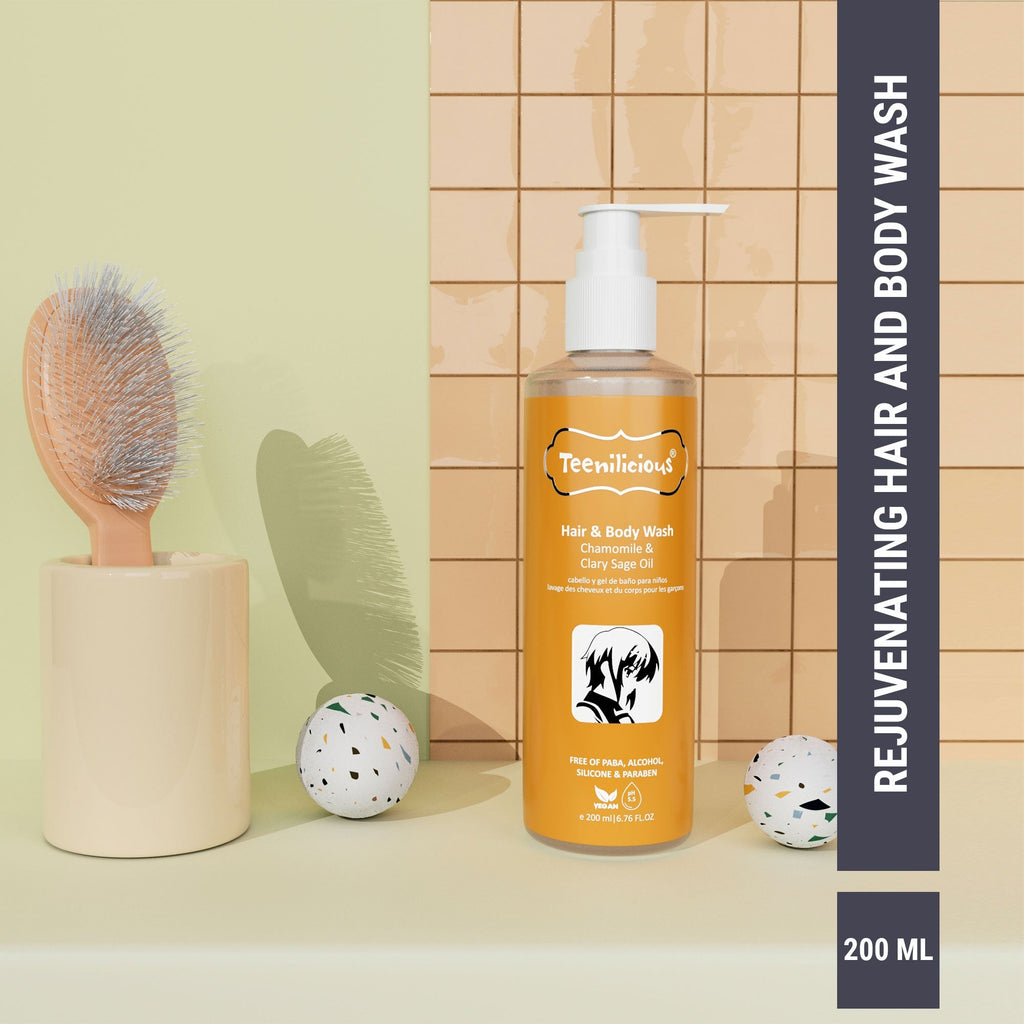 Fixderma Teenilicious Hair & Body Wash For Men & Women With Chamomile & Clary Sage Oil