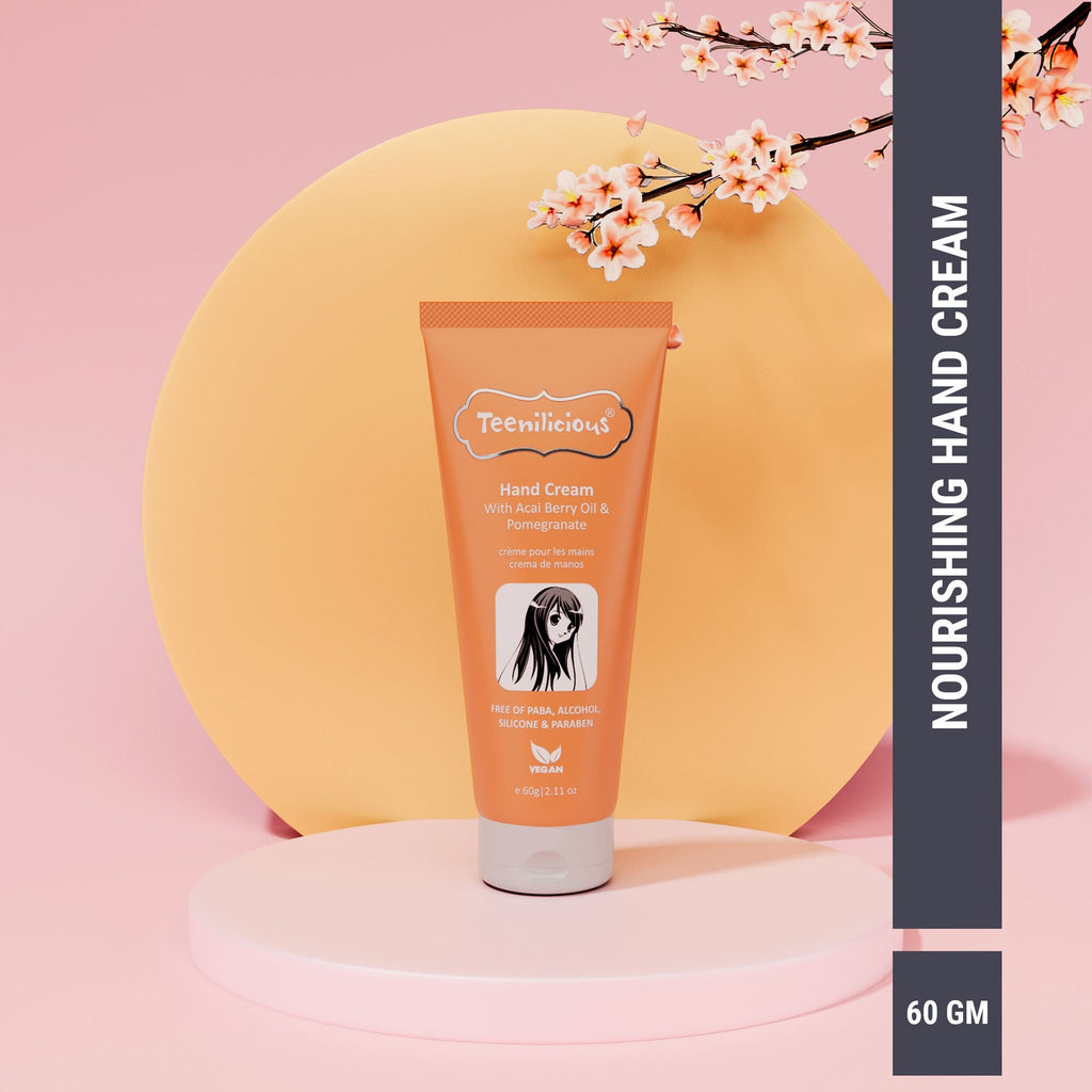 Fixderma Teenilicious Hand Cream For Dry Hands With Acai Berry Oil & Pomegranate