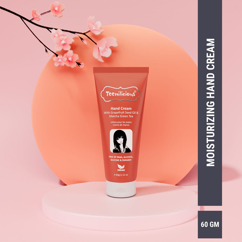 Fixderma Teenilicious Hand Cream For Dry Hands With Grapefruit seed Oil & Matcha Green Tea