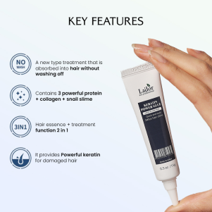 Lador Keratin Power Glue Hair Ampoule - 15gms