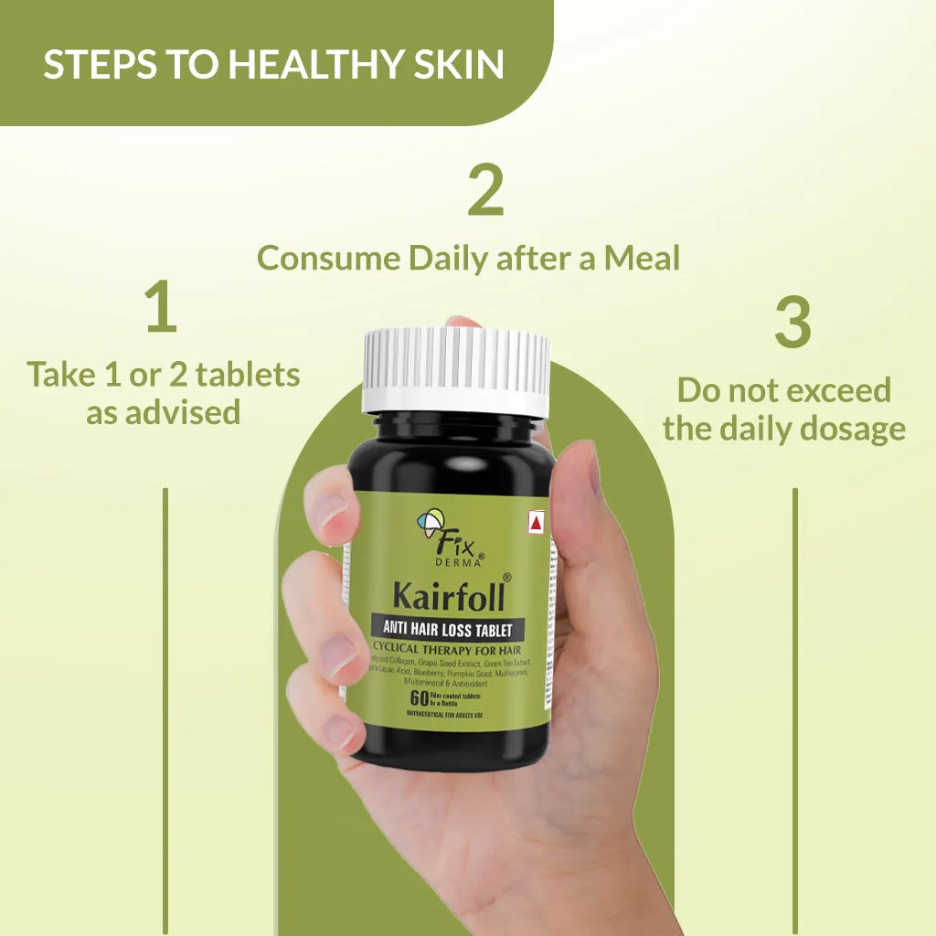 Fixderma Kairfoll Anti Hair Loss Tablet