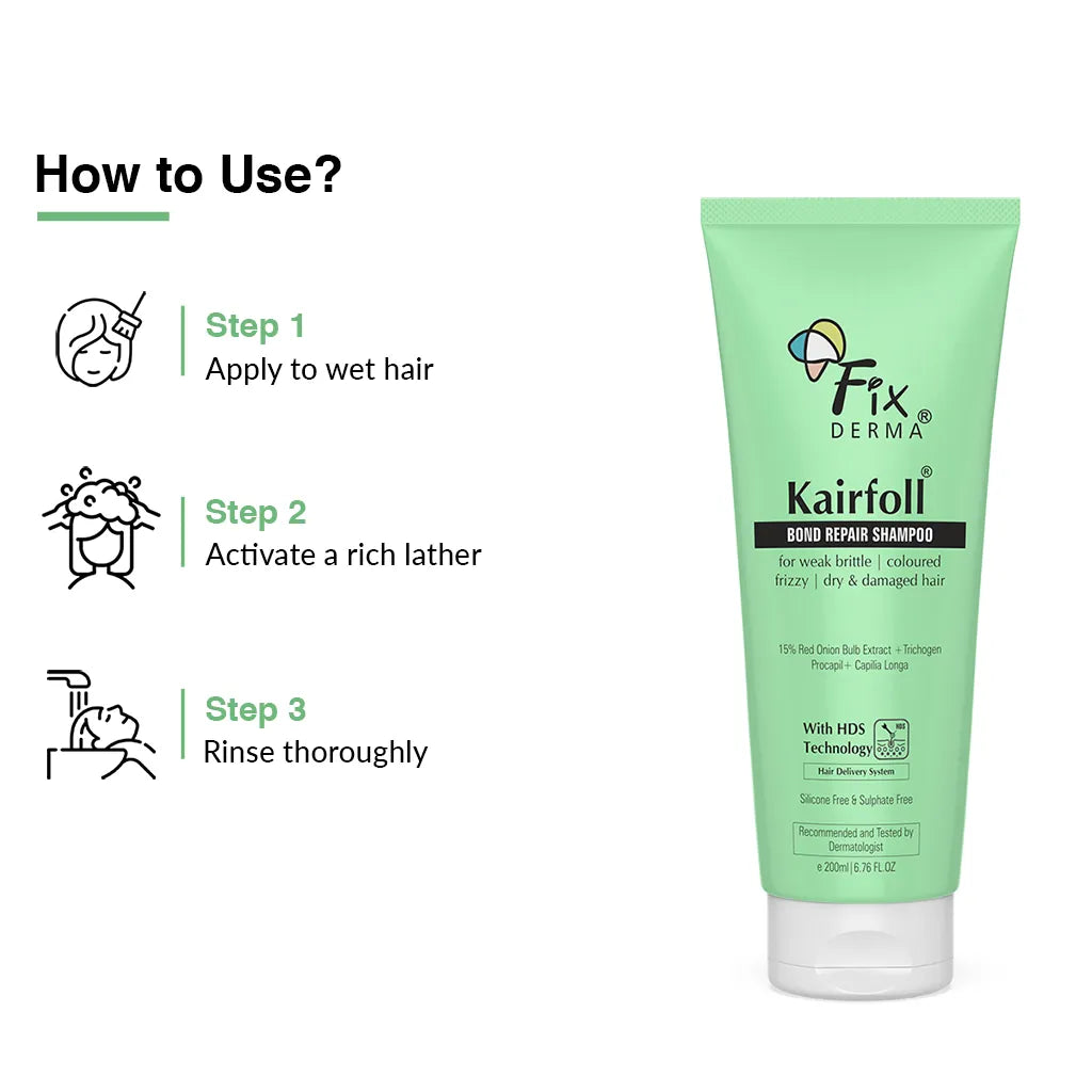 Fixderma Kairfoll Bond Repair Shampoo