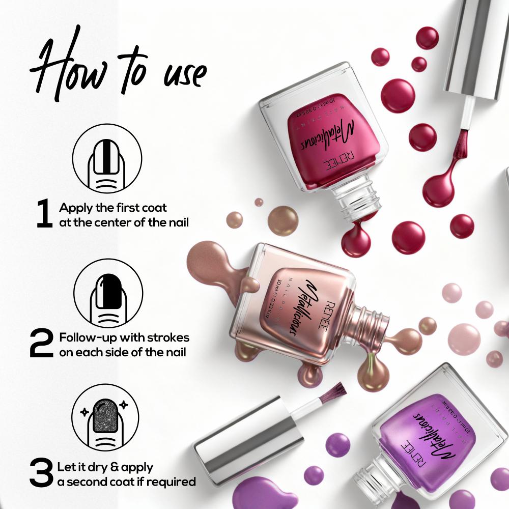 RENEE Metallicious Nail Paint 10ml