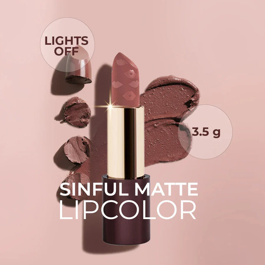 Colorbar Sinful Matte Lipcolor - Luxe Collection