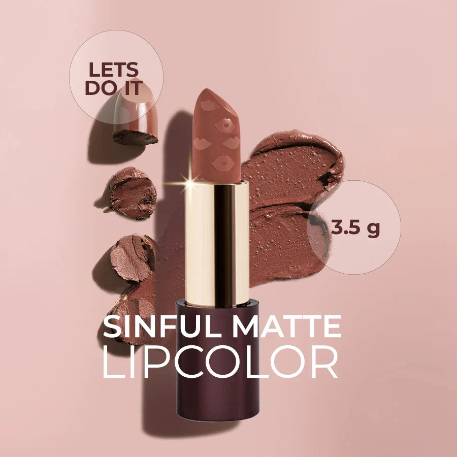 Colorbar Sinful Matte Lipcolor - Luxe Collection