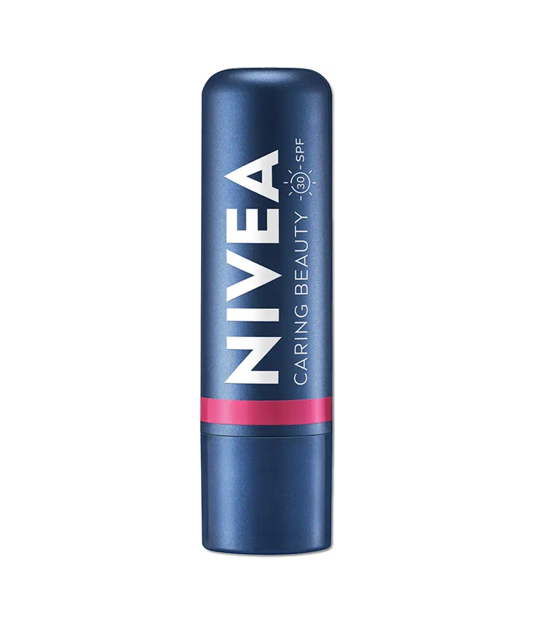 NIVEA Lip Caring Beauty Pink Lip Balm | Lip & Cheek Tint with SPF 30