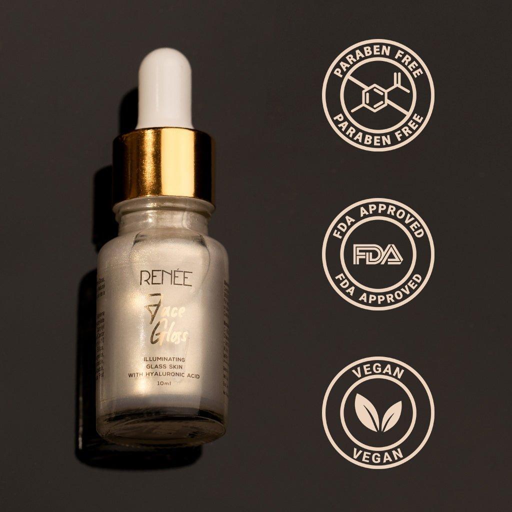 RENEE Face Gloss with Hyaluronic Acid, 10ml
