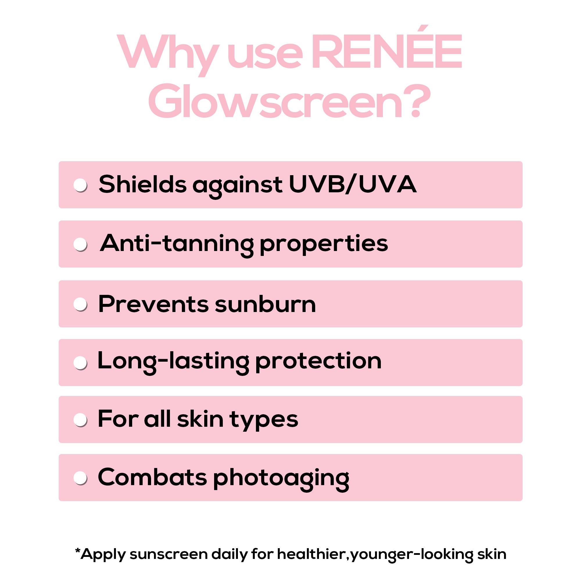 RENEE Glowscreen SPF 50 Sunscreen Spray, 50 ml
