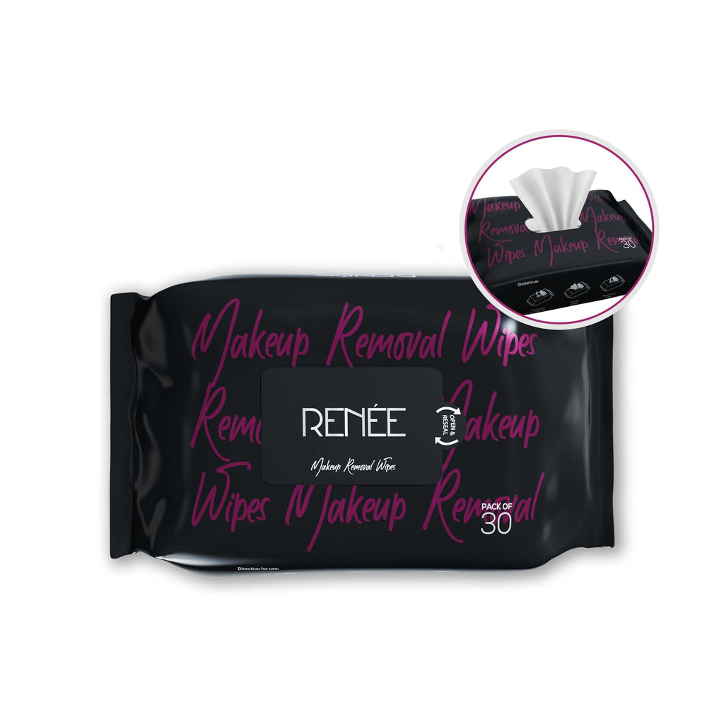 RENEE Makeup Removal Wipes, Pack of 30