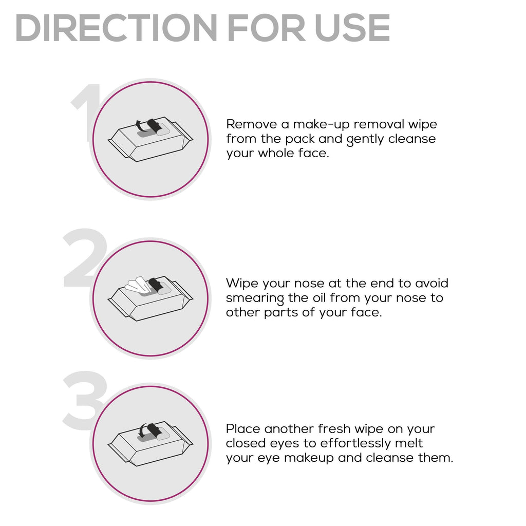 RENEE Makeup Removal Wipes, Pack of 30