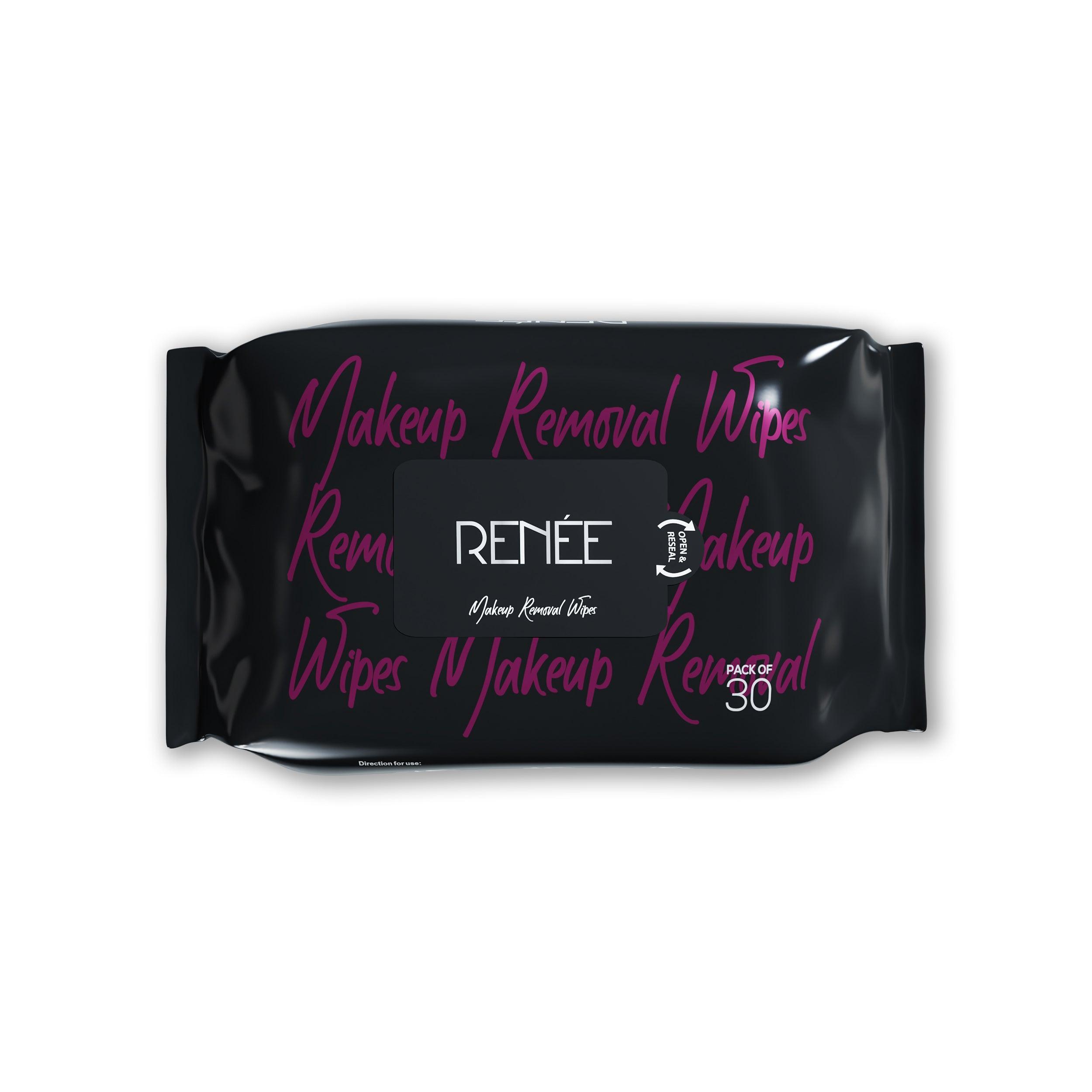 RENEE Makeup Removal Wipes, Pack of 30