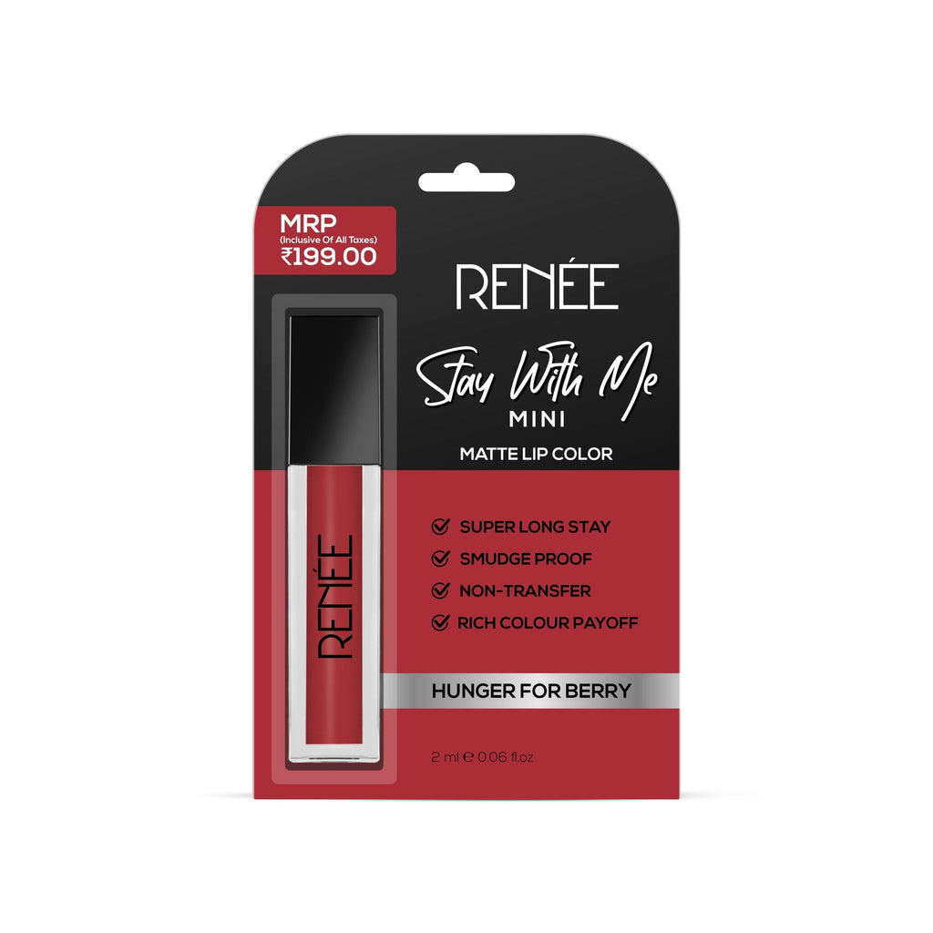 RENEE Stay With Me Mini Matte Lip Color, 2 ml