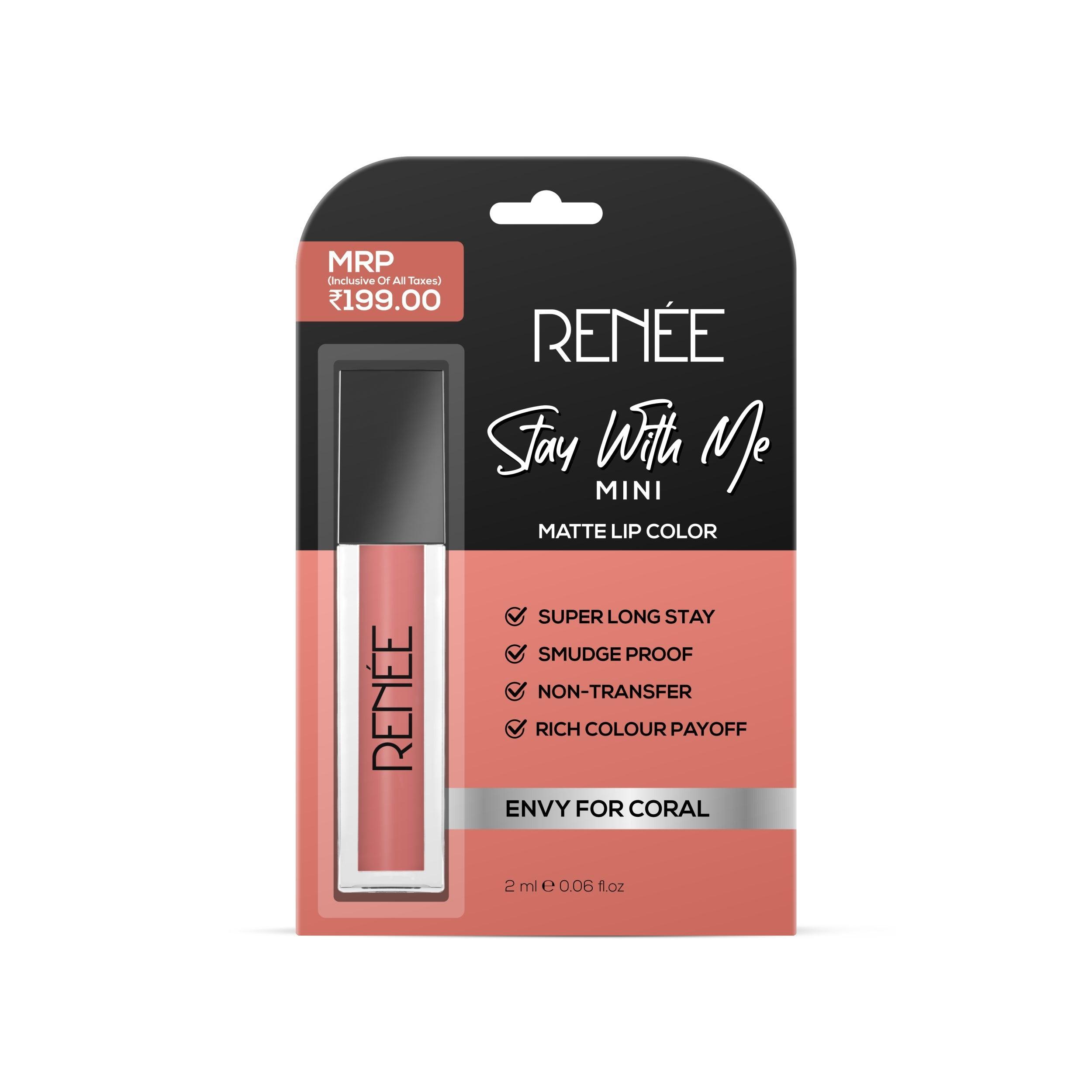 RENEE Stay With Me Mini Matte Lip Color, 2 ml