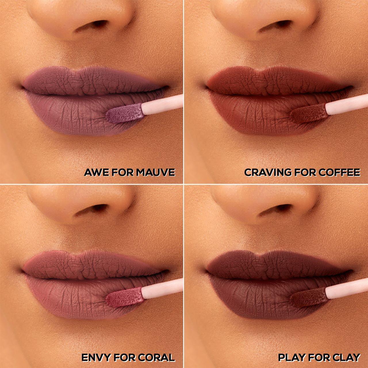 RENEE Stay With Me Minis Matte Liquid Lipsticks Combo of 4, 2 ml each