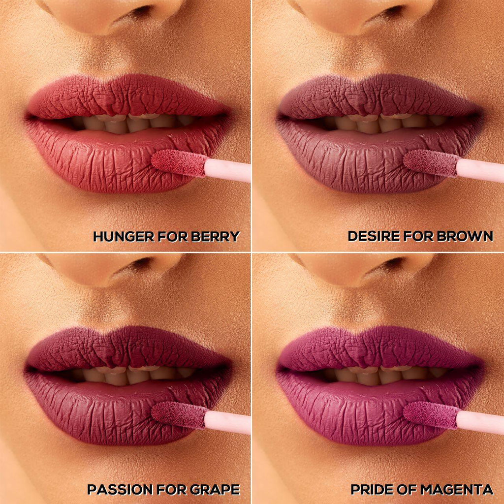 RENEE Stay With Me Minis Matte Liquid Lipsticks Combo of 4, 2 ml each